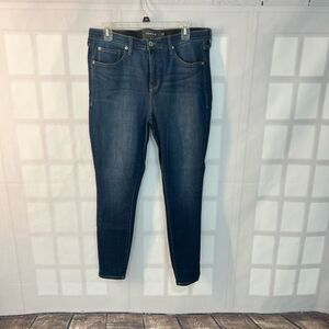 Torrid Dark Wash Blue Sky High Skinny Jeans Size 12R